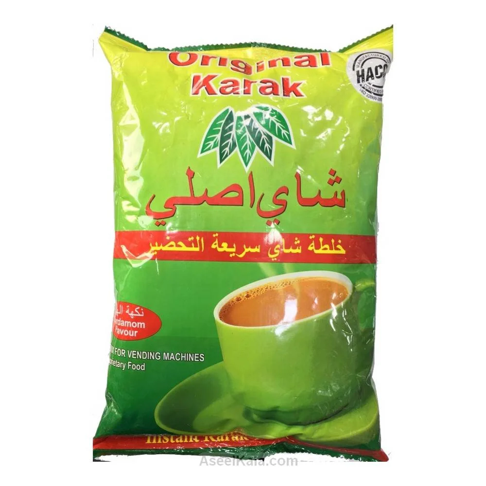چایی کرک karak طعم اصلی هل وارداتی 1کیلویی