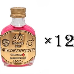 نوشیدنی جنسینگ هورس گلد 48ساعته  شیشه ای بسته ۱۲عددی